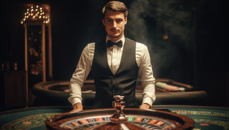Monopoly Live game interface on biolabet login with live host and spinning wheel